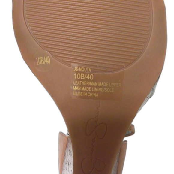 Jessica Simpson Wedge Peep Toe Sandals sz10-NWOT - Picture 3 of 5